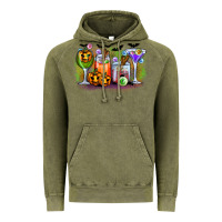Vintage Olive halloween Vintage Hoodie - CowhideDigitalArt