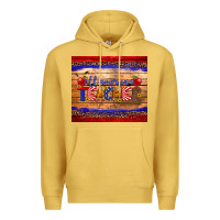 Antique Gold all american teacher tumbler Premium Hoodie - Artiststas