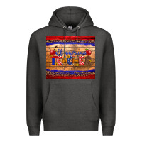 Charcoal Heather all american teacher tumbler Premium Hoodie - Artiststas