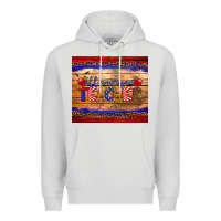 Dove Grey all american teacher tumbler Premium Hoodie - Artiststas
