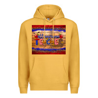Mustard all american teacher tumbler Premium Hoodie - Artiststas