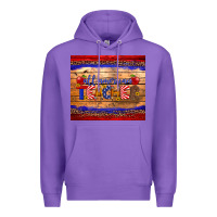 Purple all american teacher tumbler Premium Hoodie - Artiststas