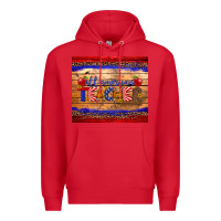 Red all american teacher tumbler Premium Hoodie - Artiststas