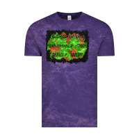 Cloud Purple halloween leopard lines background Vintage Tee - BundleAndBundleShop