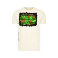 Vintage Arctic halloween leopard lines background Vintage Tee - BundleAndBundleShop