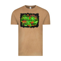 Vintage Camel halloween leopard lines background Vintage Tee - BundleAndBundleShop