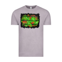 Vintage Zinc halloween leopard lines background Vintage Tee - BundleAndBundleShop