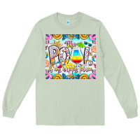 Matcha The Pool Is My Happy Place Long Sleeve Tee - CowhideDigitalArt