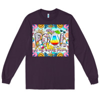 Plum The Pool Is My Happy Place Long Sleeve Tee - CowhideDigitalArt