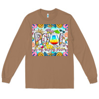 Toasted Coconut The Pool Is My Happy Place Long Sleeve Tee - CowhideDigitalArt