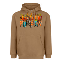 Toasted Coconut Hello pumpkin Heavyweight Hoodie - RanaPortraitStore