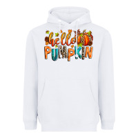 White Hello pumpkin Heavyweight Hoodie - RanaPortraitStore