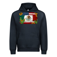 Navy mexican american flag background Urban Hoodie - Jasminsmagicworld