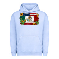 Pigment Grape Ice mexican american flag background Urban Hoodie - Jasminsmagicworld