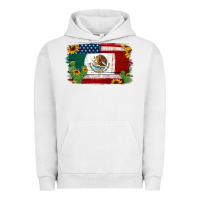 Pigment Lunar Rock mexican american flag background Urban Hoodie - Jasminsmagicworld