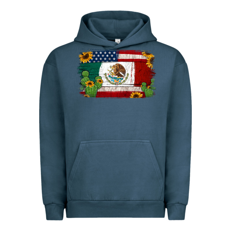 Mexican American Flag Background Urban Hoodie by Jasminsmagicworld | Teevron