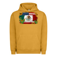 Pigment Peanut Butter mexican american flag background Urban Hoodie - Jasminsmagicworld