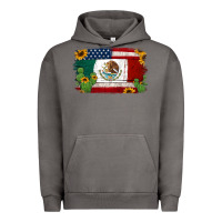 Pigment Tornado mexican american flag background Urban Hoodie - Jasminsmagicworld