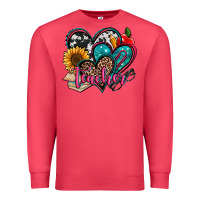 Cardinal teacher hearts Premium Sweatshirt - Jasminsmagicworld