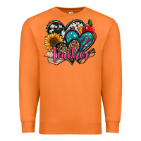 Carrot teacher hearts Premium Sweatshirt - Jasminsmagicworld