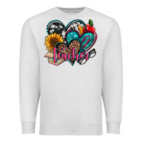 Oatmeal Heather teacher hearts Premium Sweatshirt - Jasminsmagicworld