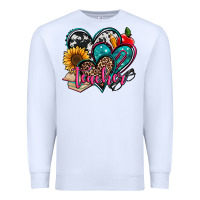 White teacher hearts Premium Sweatshirt - Jasminsmagicworld