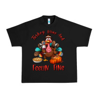 Black turkey wine and feelin fine Urban Heavy Tee - BundleAndBundleShop