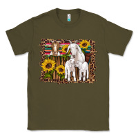 Army Green gats baby gots sunflowers wooden serape leopard Classic Tee - Artiststas