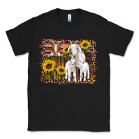 Black gats baby gots sunflowers wooden serape leopard Classic Tee - Artiststas