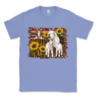 Colony Blue gats baby gots sunflowers wooden serape leopard Classic Tee - Artiststas
