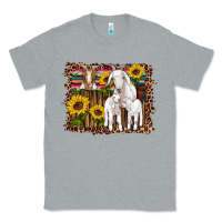 Heather Grey gats baby gots sunflowers wooden serape leopard Classic Tee - Artiststas