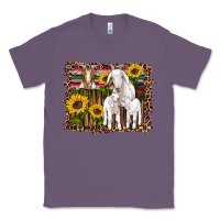 Lavender gats baby gots sunflowers wooden serape leopard Classic Tee - Artiststas