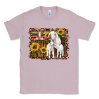 Lilac gats baby gots sunflowers wooden serape leopard Classic Tee - Artiststas