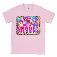 Bubblegum Pink Hot Girl Summer Tie Dye Leopard Classic Tee - CowCowDesign