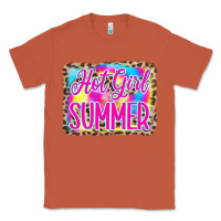Copper Hot Girl Summer Tie Dye Leopard Classic Tee - CowCowDesign
