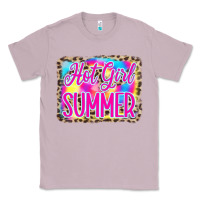 Lilac Hot Girl Summer Tie Dye Leopard Classic Tee - CowCowDesign
