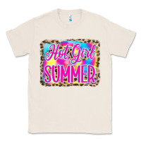 Natural Hot Girl Summer Tie Dye Leopard Classic Tee - CowCowDesign