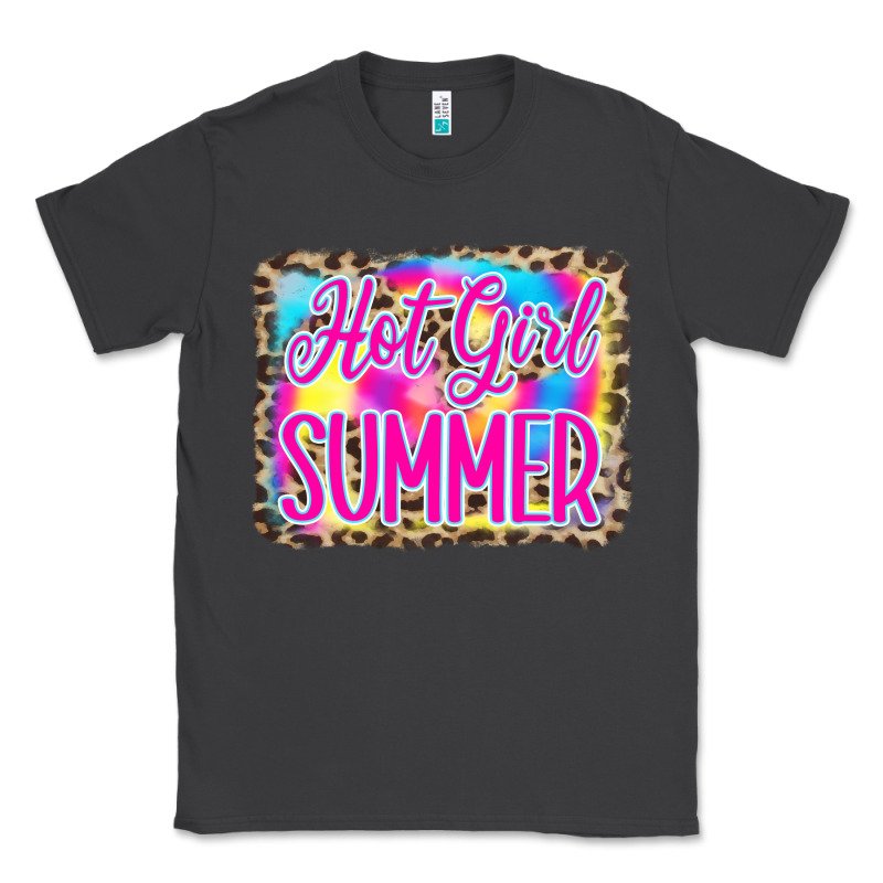 Hot Girl Summer Tie Dye Leopard Classic Tee by CowCowDesign | Teevron