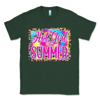Sports Green Hot Girl Summer Tie Dye Leopard Classic Tee - CowCowDesign