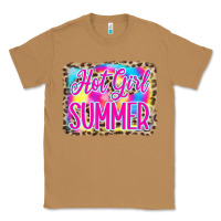 Toasted Coconut Hot Girl Summer Tie Dye Leopard Classic Tee - CowCowDesign