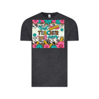Vintage Black best teacher ever tumbler Vintage Tee - BundleAndBundleShop