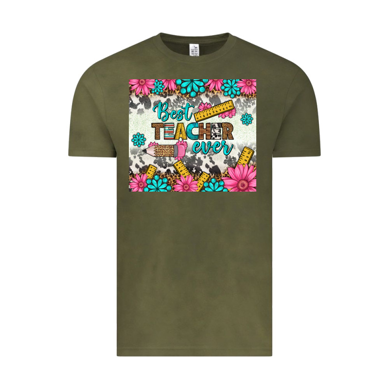 Best Teacher Ever Tumbler Vintage Tee by BundleAndBundleShop | Teevron