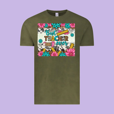 Best Teacher Ever Tumbler Vintage Tee Designed By Bundleandbundleshop