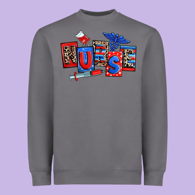 Usa Nurse Heavyweight Sweatshirt Designed By Ranaportraitstore