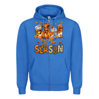 True Royal Tis' the season Fall Heifer coffee cups Zipper Hoodie - RanaPortraitStore