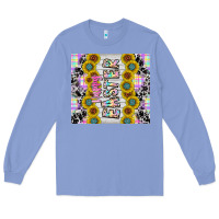 Colony Blue happy easter Long Sleeve Tee - CowhideDigitalArt
