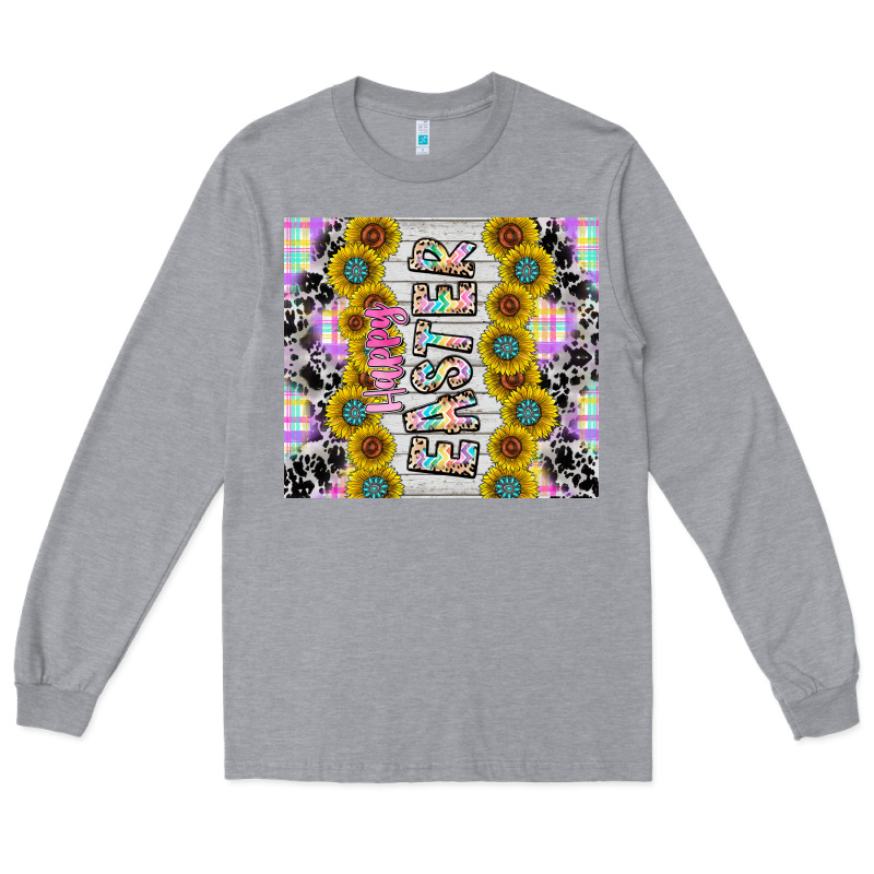 Happy Easter Long Sleeve Tee by CowhideDigitalArt | Teevron