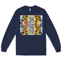 Navy happy easter Long Sleeve Tee - CowhideDigitalArt