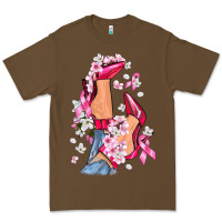 Cacao Cancer high heels Breast Cancer Premium Tee - FaDigitalArtStudio