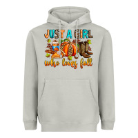 Moon Dust Just a girl who loves Fall Heavyweight Hoodie - RanaPortraitStore